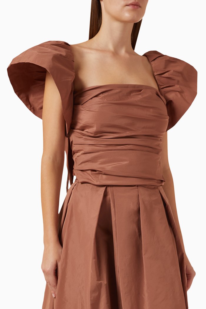 

Debra Top in Taffeta, Pink