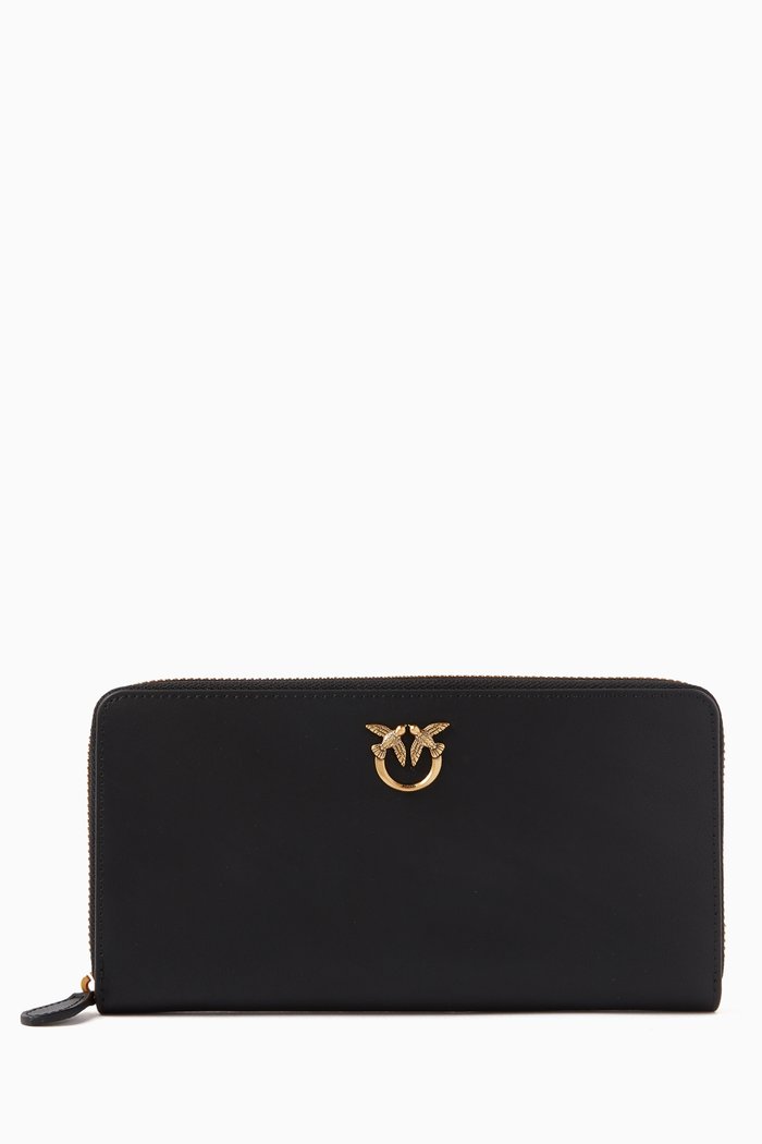 

Ryder Wallet in Leather, Black