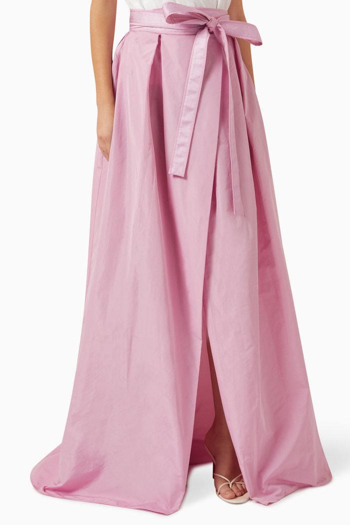 

Nocepesca Maxi Skirt in Polyester, Pink