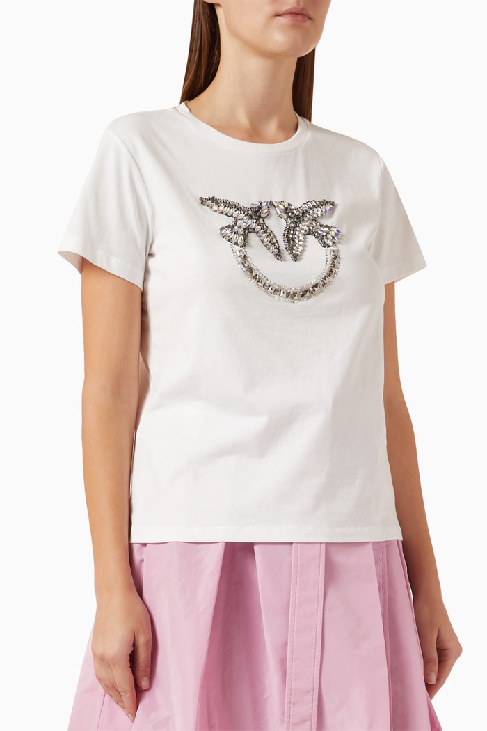 

Quentin T-shirt in Cotton, White
