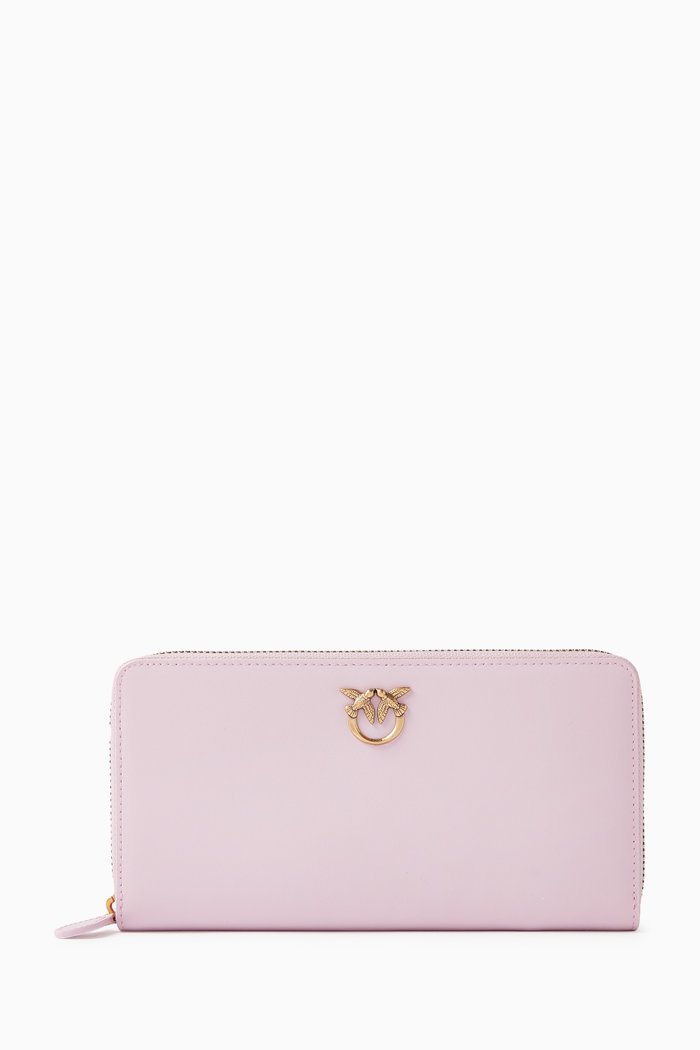 

Ryder Wallet in Leather, Pink