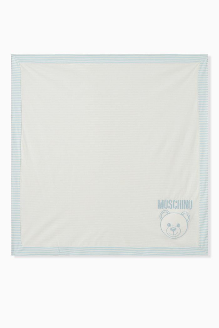 

Logo Blanket in Cotton, Blue