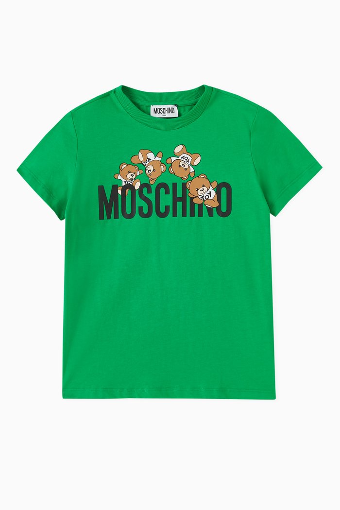 

Teddy Bear T-shirt in Cotton, Green