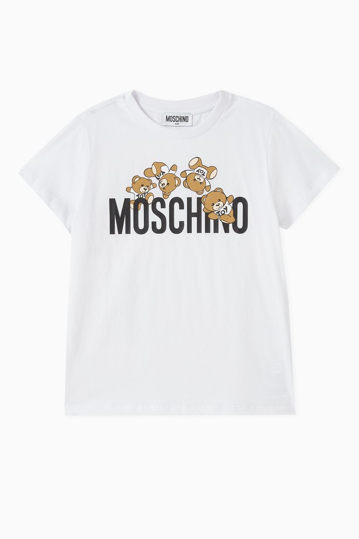 

Teddy Bear T-shirt in Cotton, White