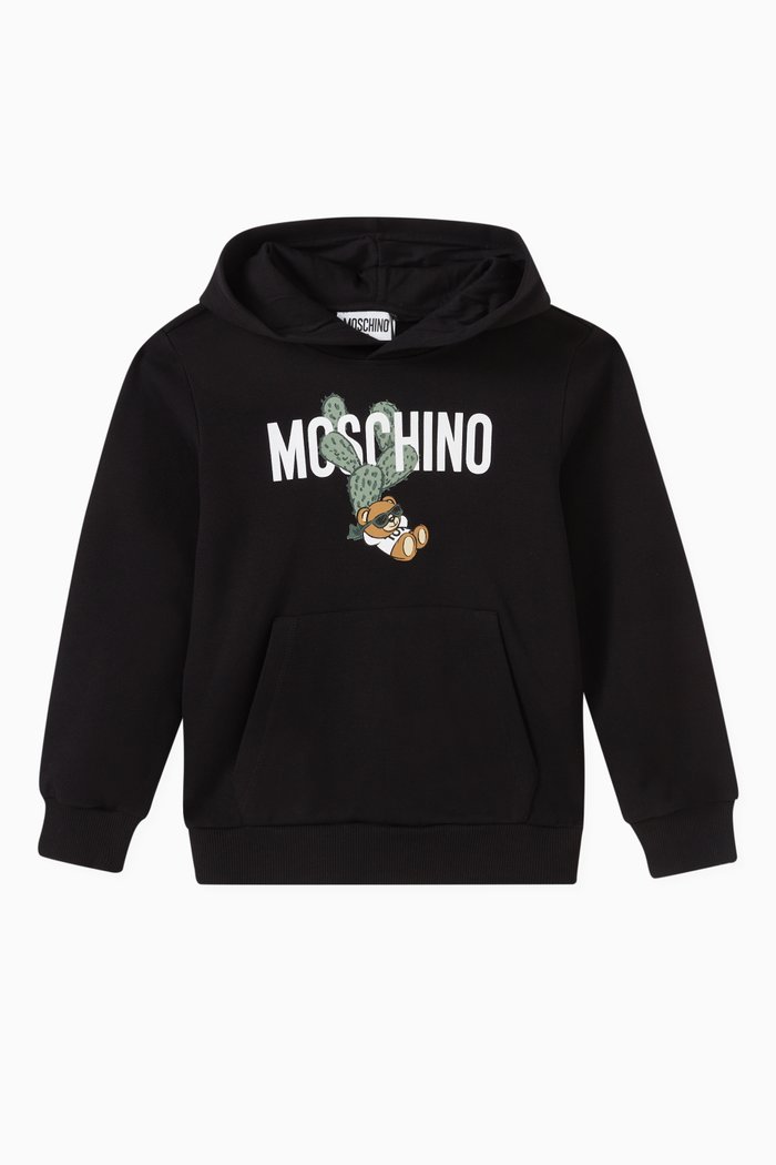 

Logo Hoodie in Cotton, Black