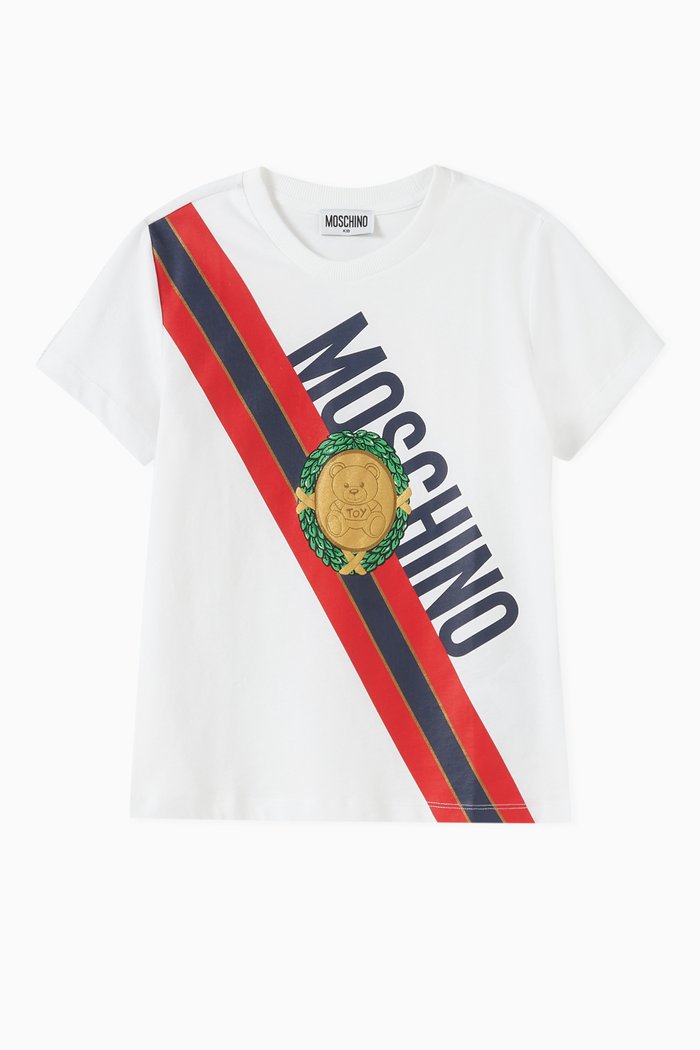 

Logo-print T-shirt in Cotton, White