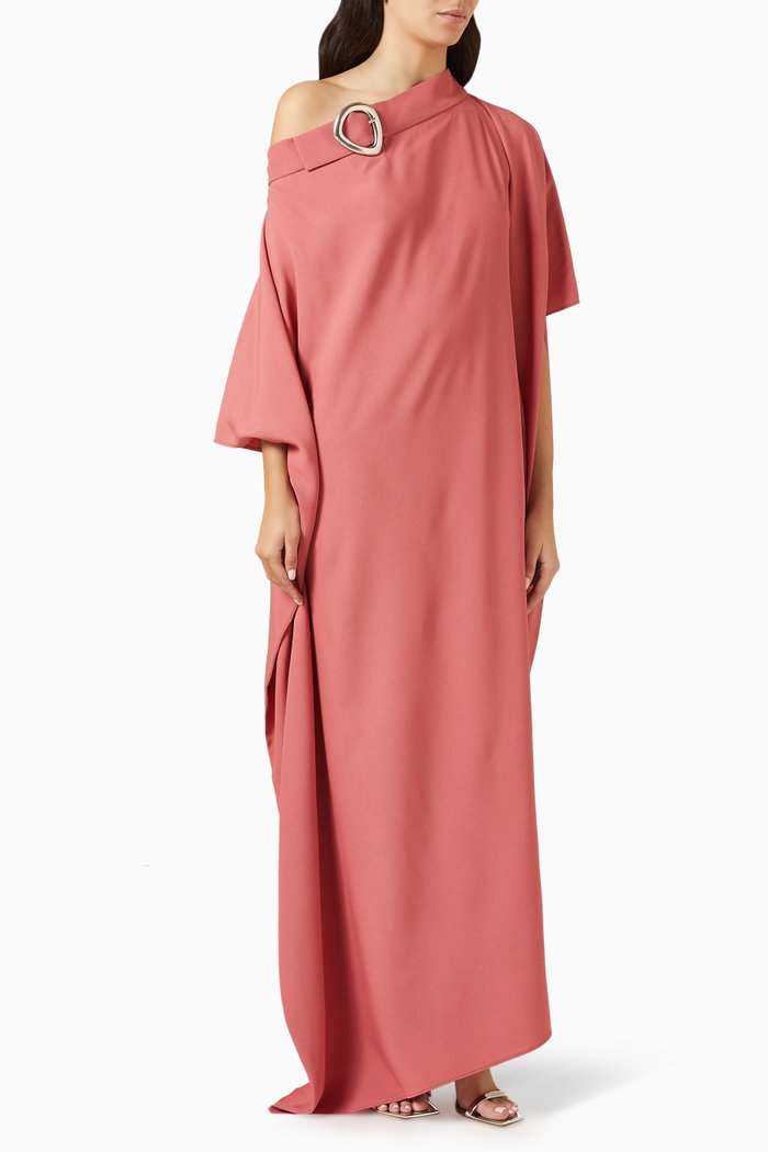 

Horizon Kaftan in Crepe Cady, Pink