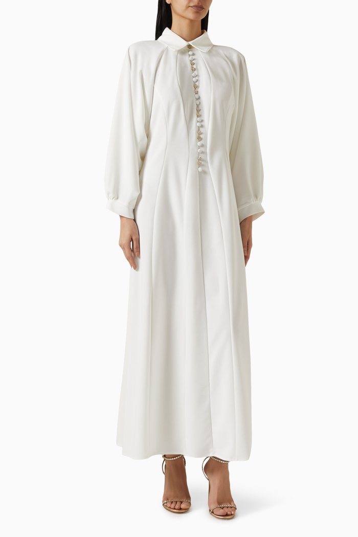 

Ermolita Shirt Maxi Dress, Neutral