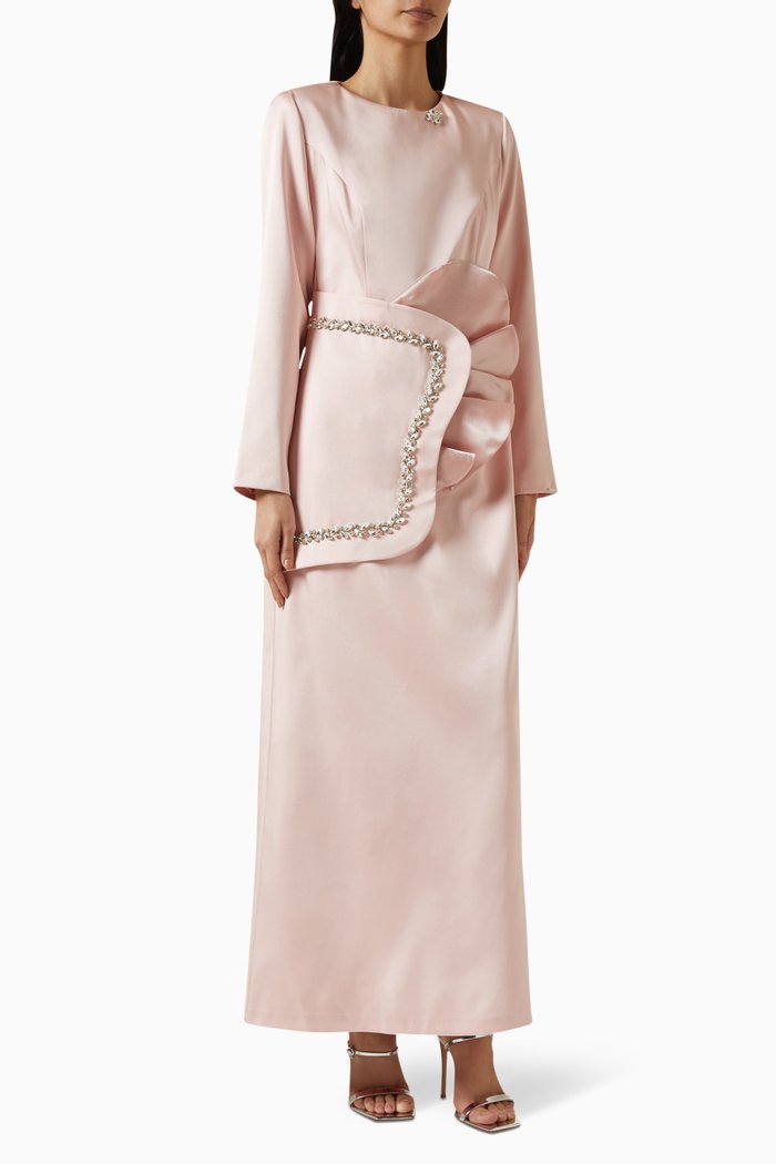 

Galadrien Crystal-embellished Maxi Dress, Pink