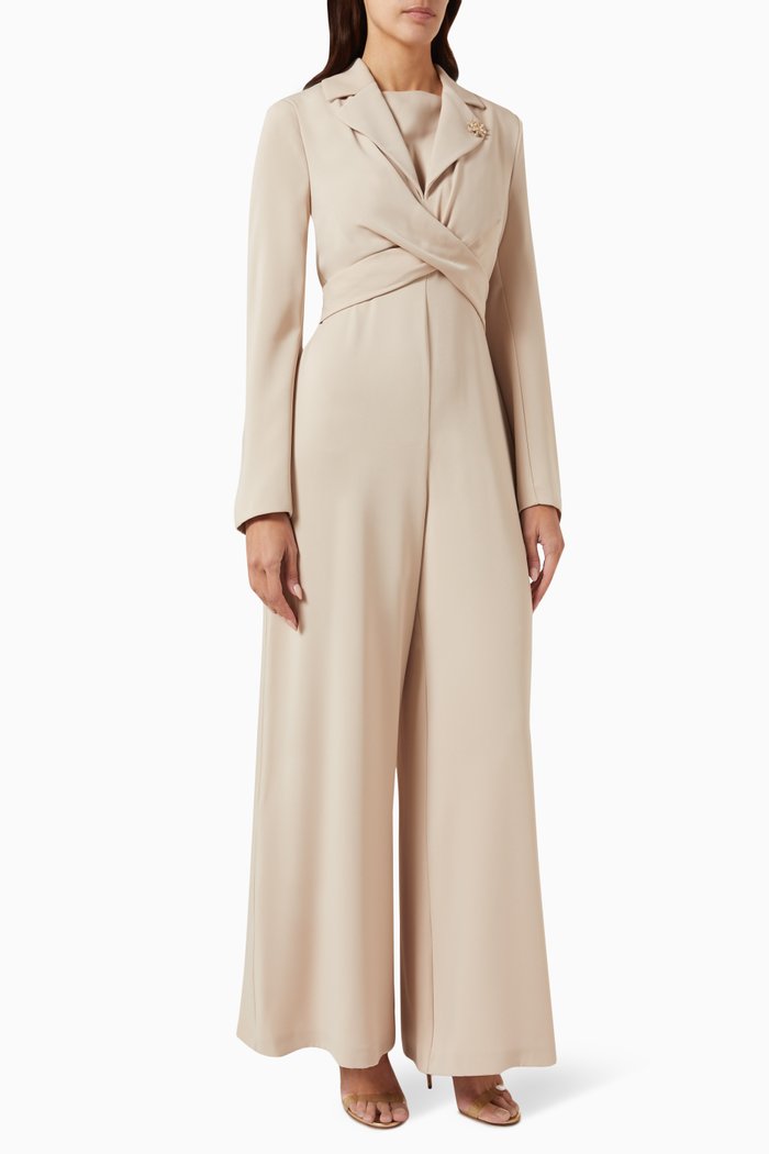 

Lolai Twisted Jumpsuit, Neutral