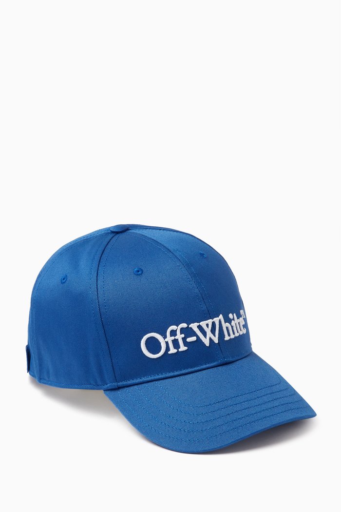 

Bookish Drill Baseball Cap in Nylon, Blue