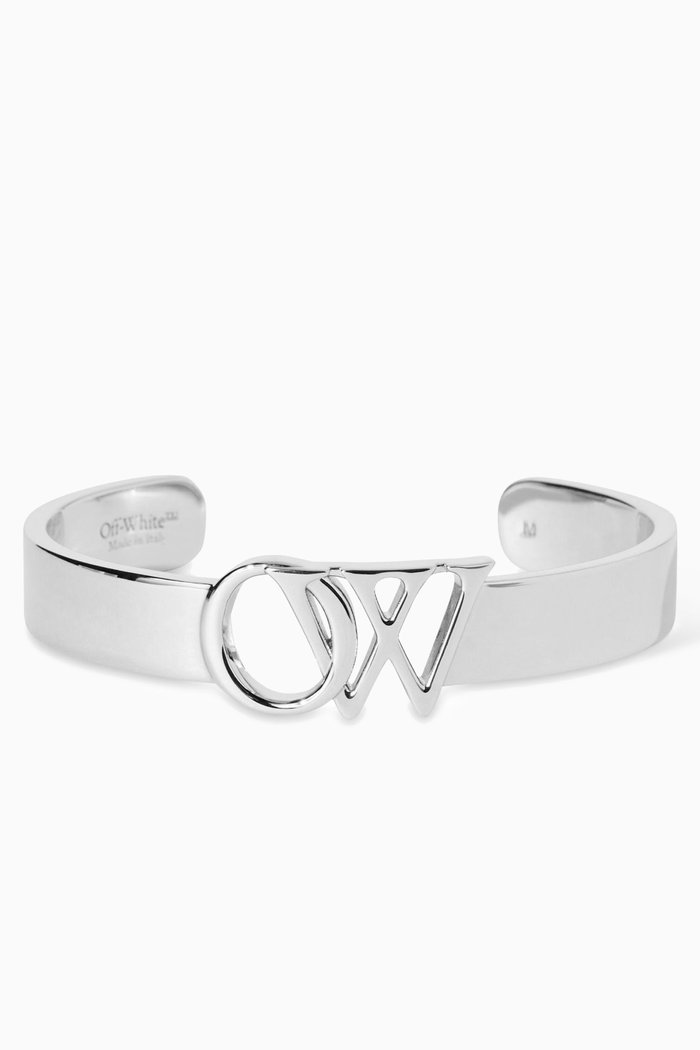 

OW Bracelet in Brass, Silver