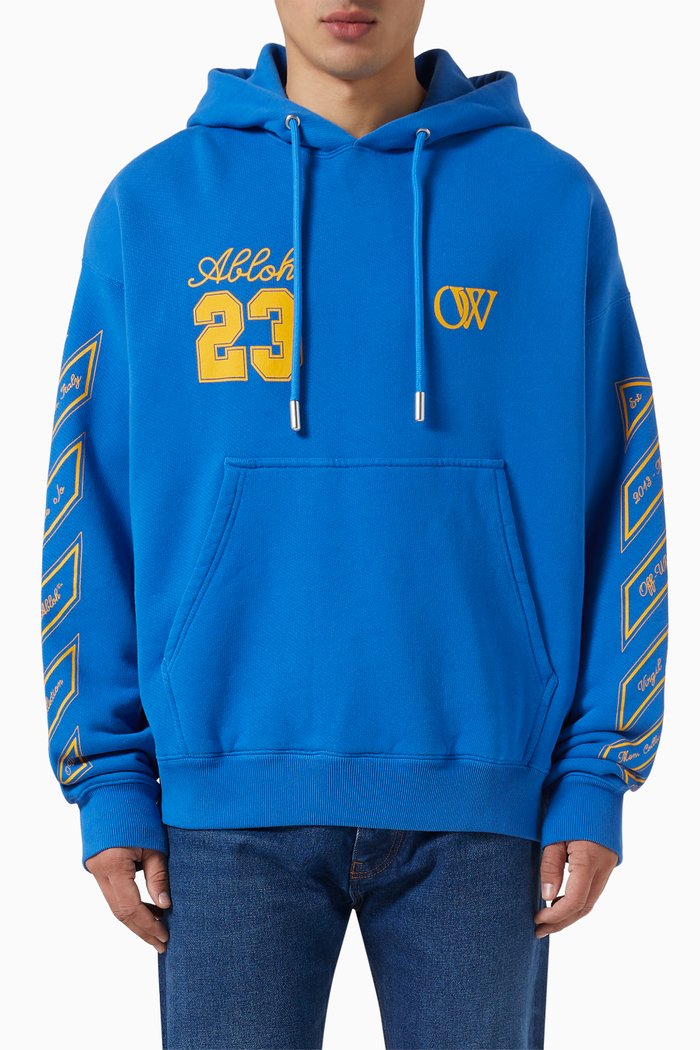 

OW 23 Skate Hoodie in Cotton, Blue