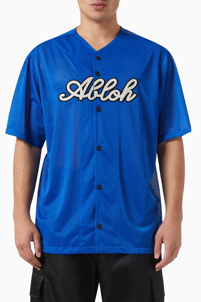 

Baseball Mesh Shirt in Jersey, Blue