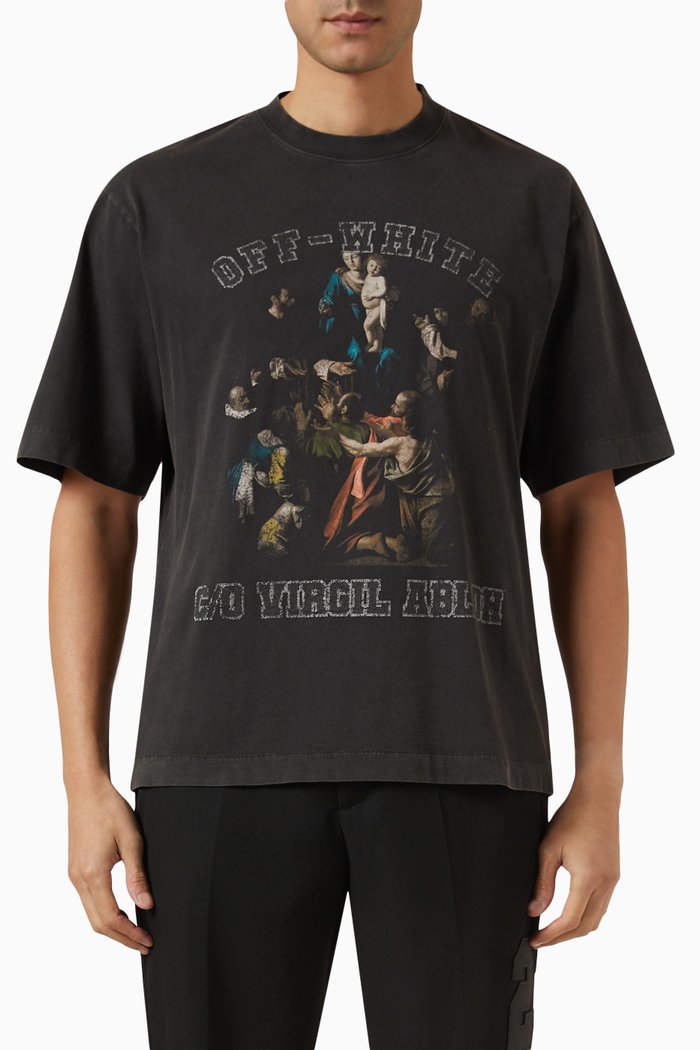 

Mary Skate T-shirt in Cotton, Black