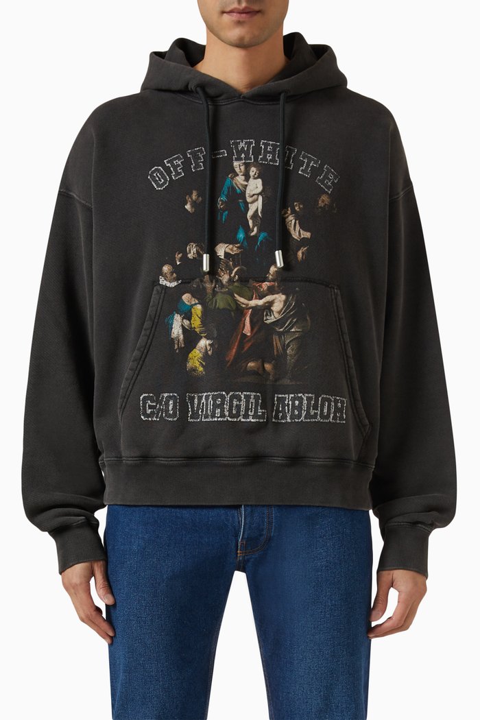 

Mary Skate Hoodie in Cotton, Black