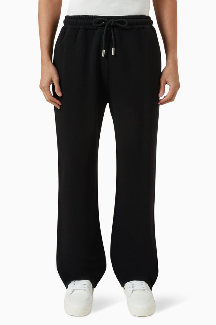 

Scribble Sweatpants in Cotton, Black