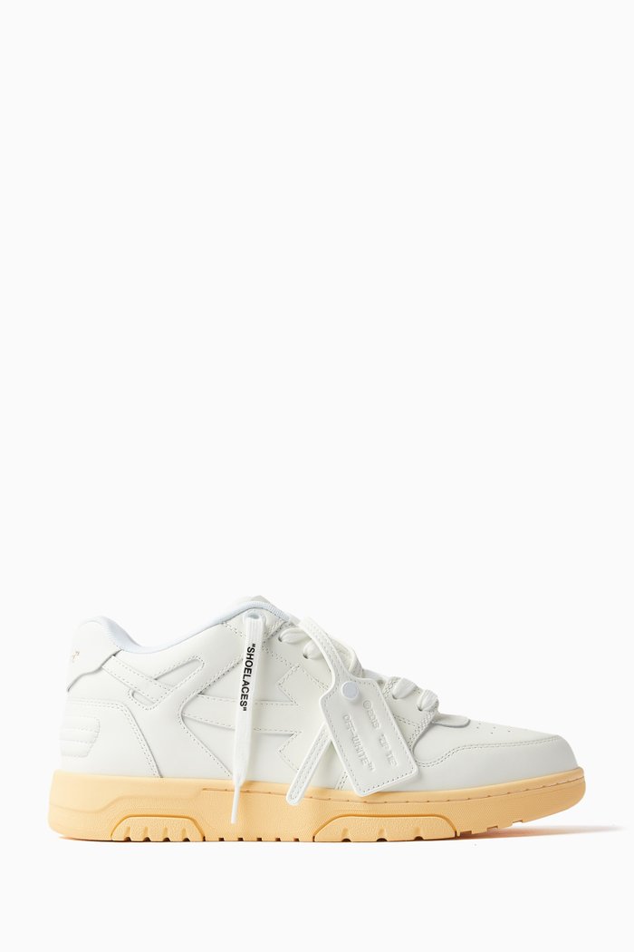 

Out Of Office Sneakers in Leather, White