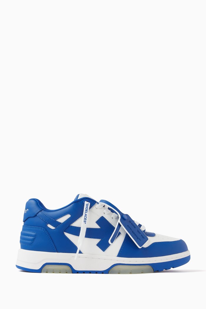 Out Of Office Sneakers in Leather, Blue