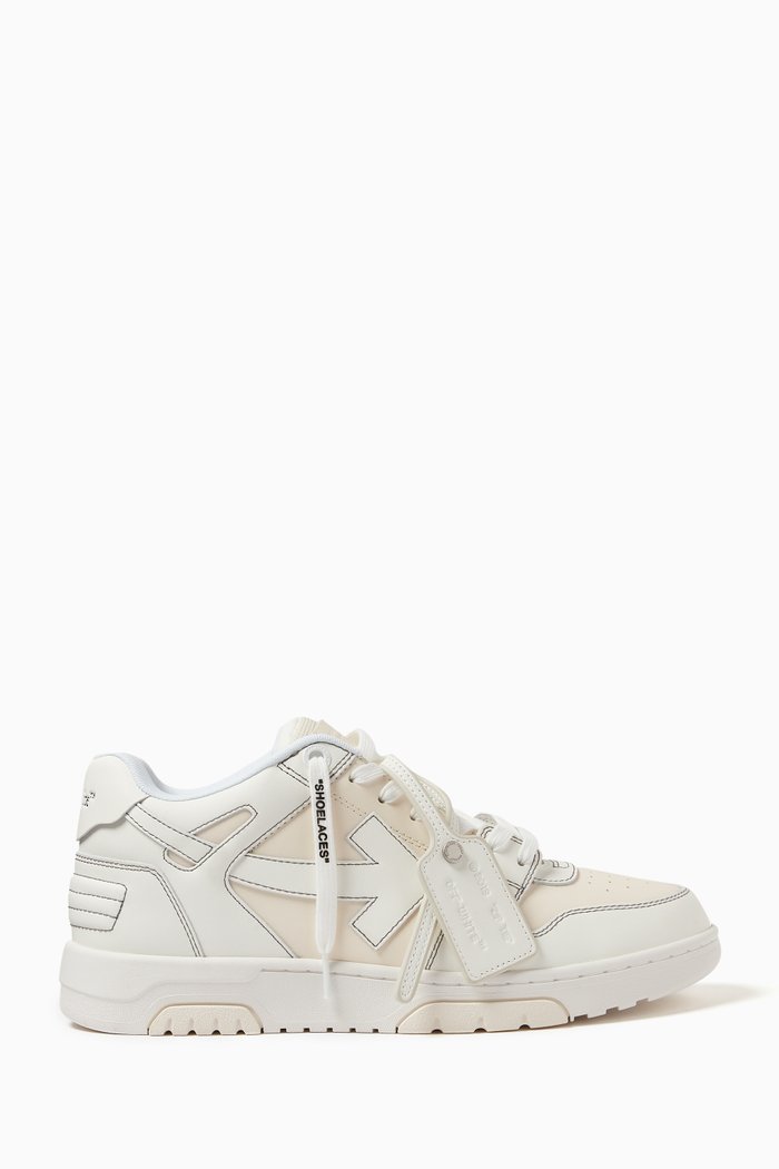 Out Of Office Sneakers in Leather, White