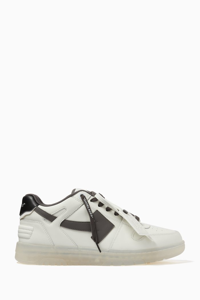 

Out Of Office Sneakers in Leather, White
