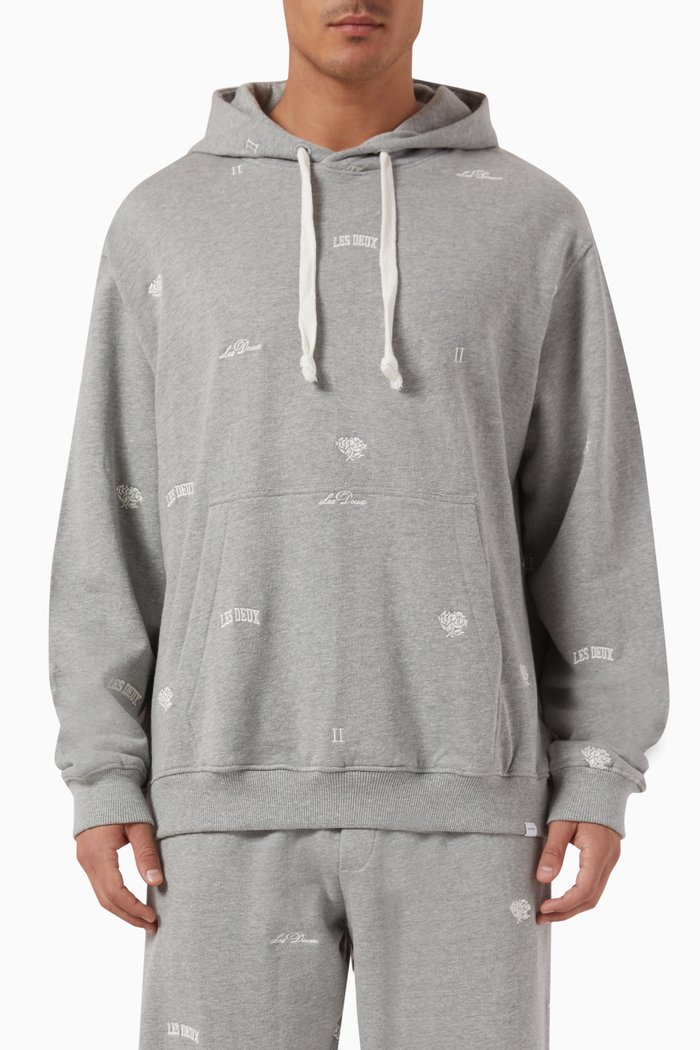 

Dwayne Hoodie in Cotton, Grey