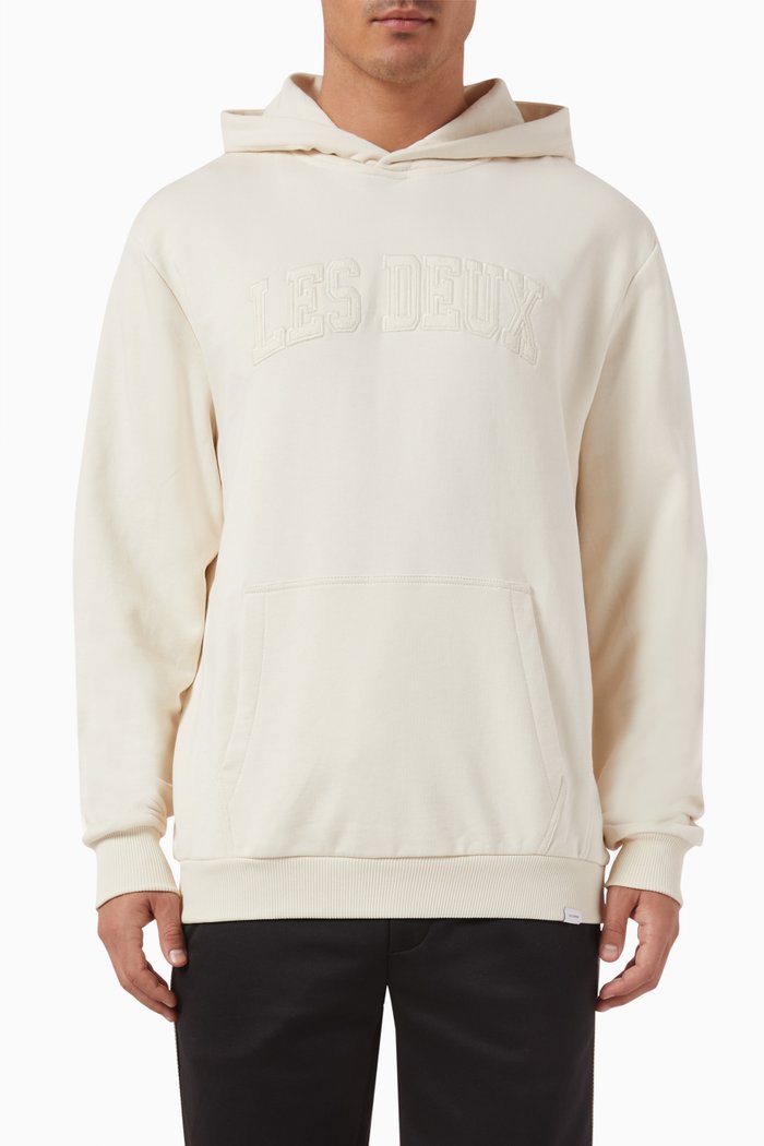 

Script Hoodie in Cotton, Neutral