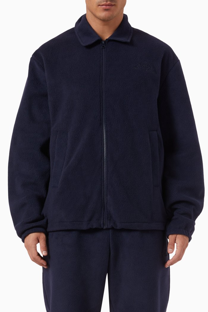

Duke Coach Jacket in Fleece, Blue