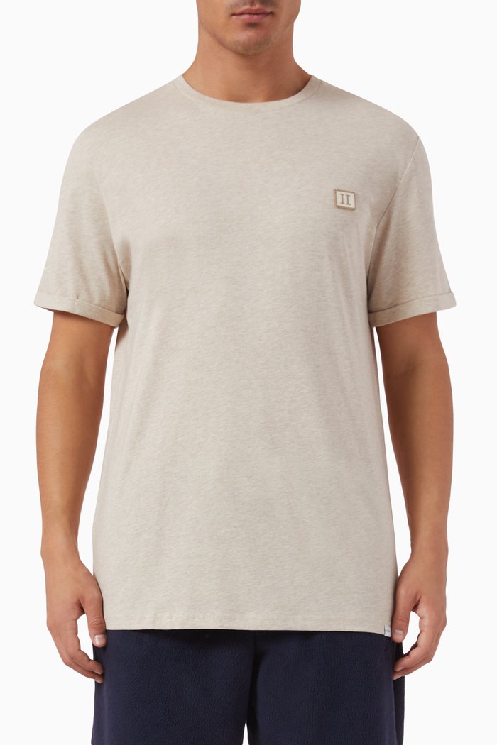 

Piece Logo T-shirt in Cotton, Neutral