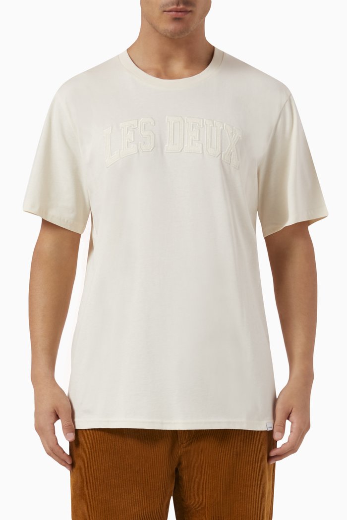 

Script Logo T-shirt in Cotton, Neutral