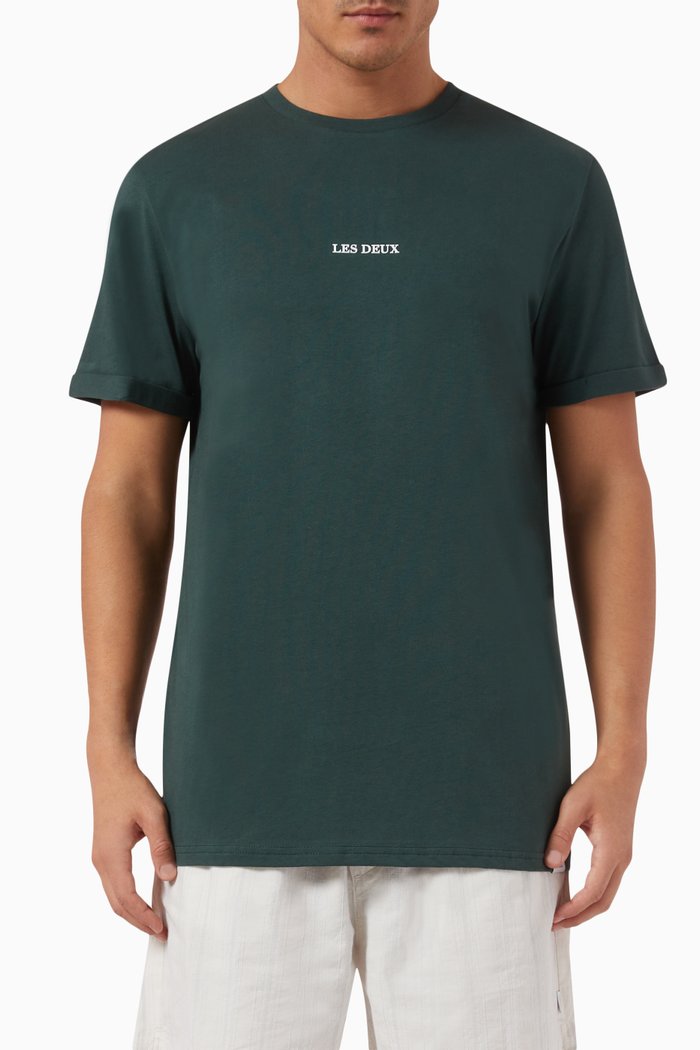 

Lens Logo T-shirt in Cotton, Green