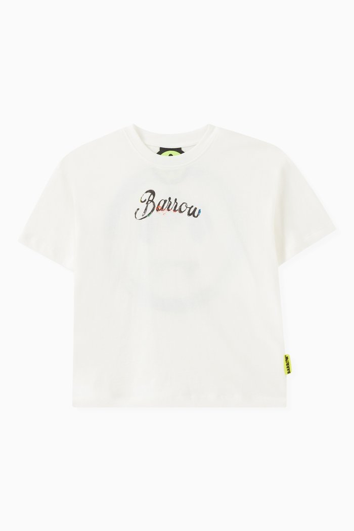 

Graphic Logo T-shirt in Cotton, White