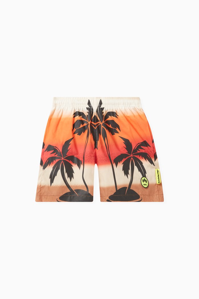 

Palm Tree-print Sweatshorts in Cotton, Multicolour