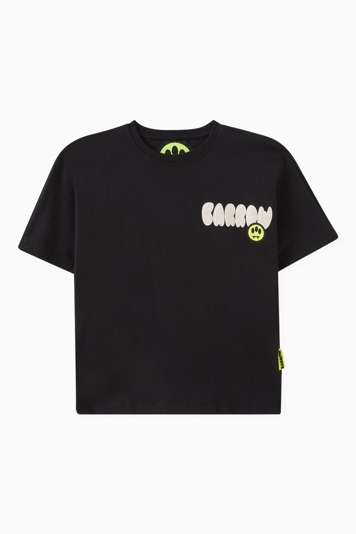 

Logo T-shirt in Cotton Jersey, Black