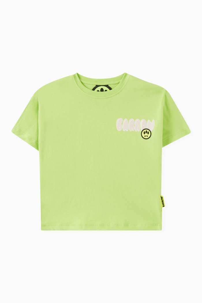 

Logo T-shirt in Cotton Jersey, Green
