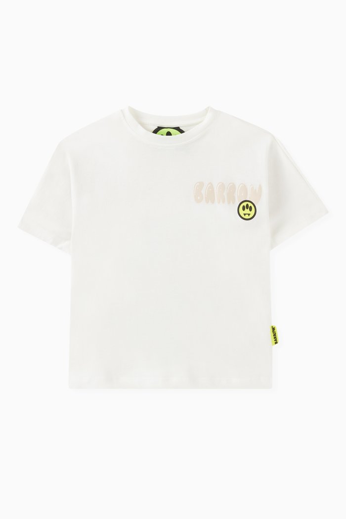 

Logo T-shirt in Cotton Jersey, White
