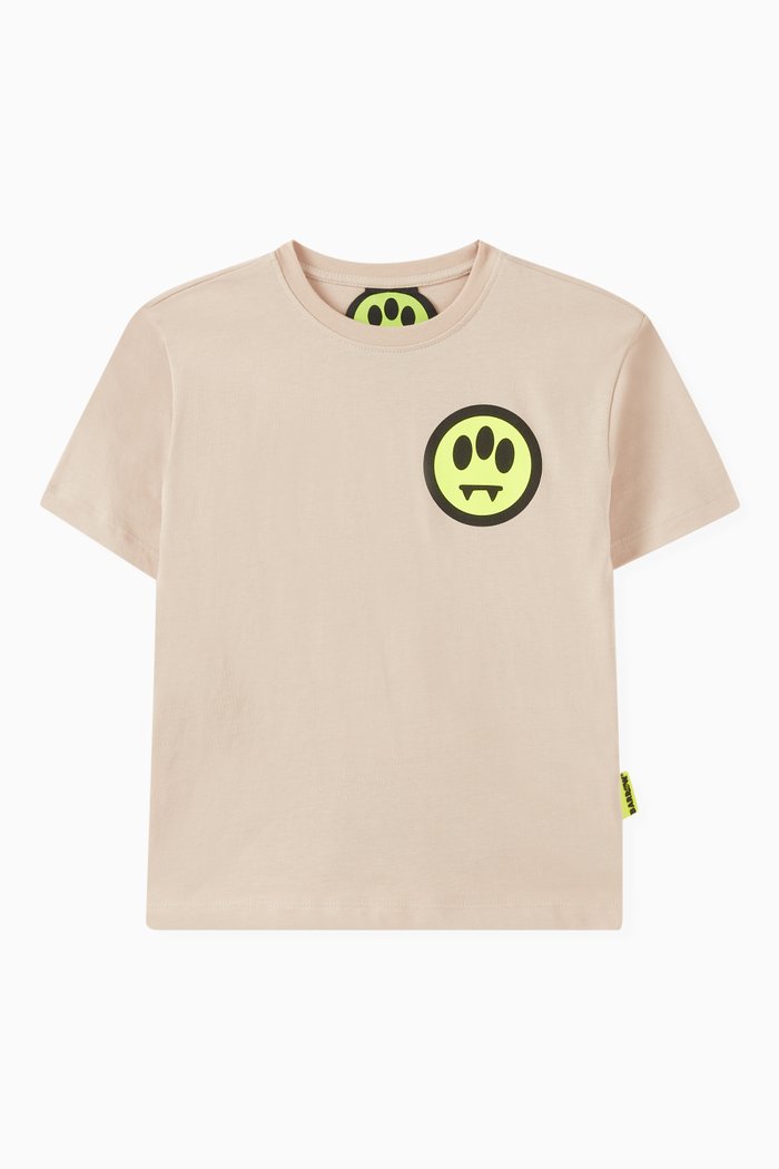 

Graphic Logo-print T-shirt in Cotton Jersey, Neutral