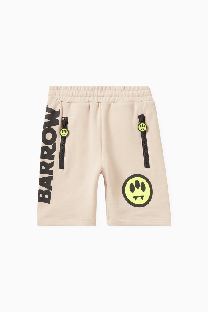 

Logo-print Sweatshorts in Cotton, Neutral
