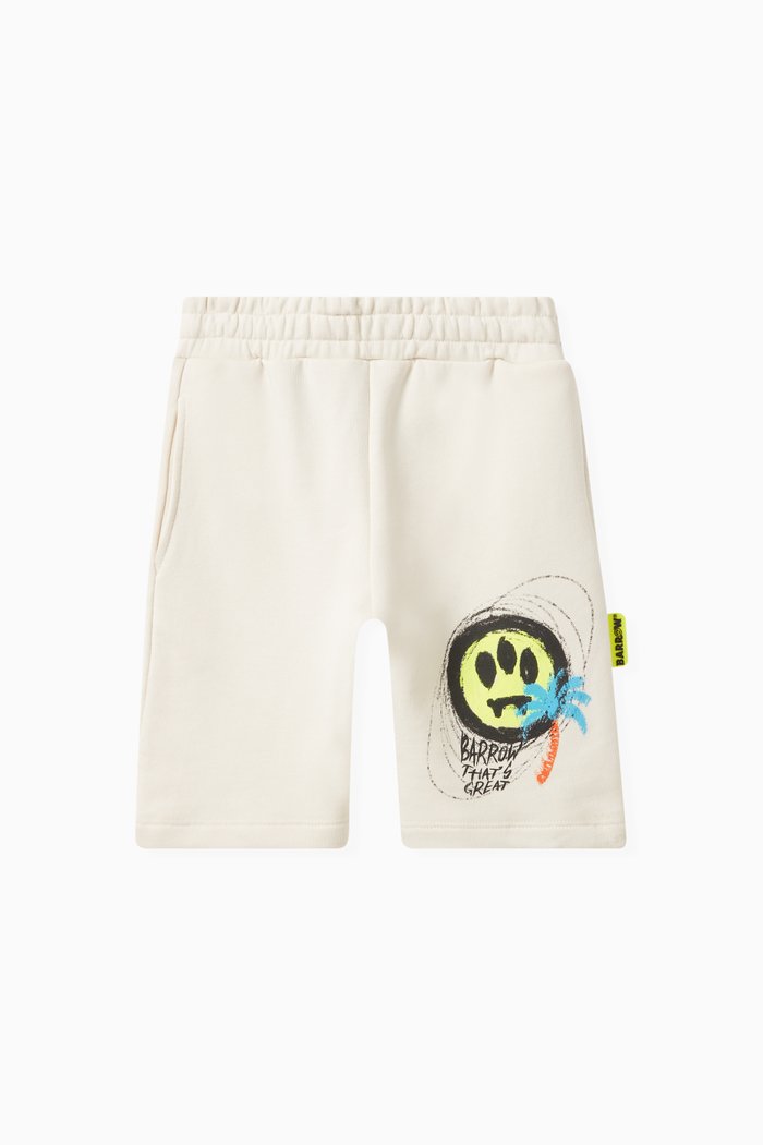 

Logo Sweatshorts in Cotton, Neutral