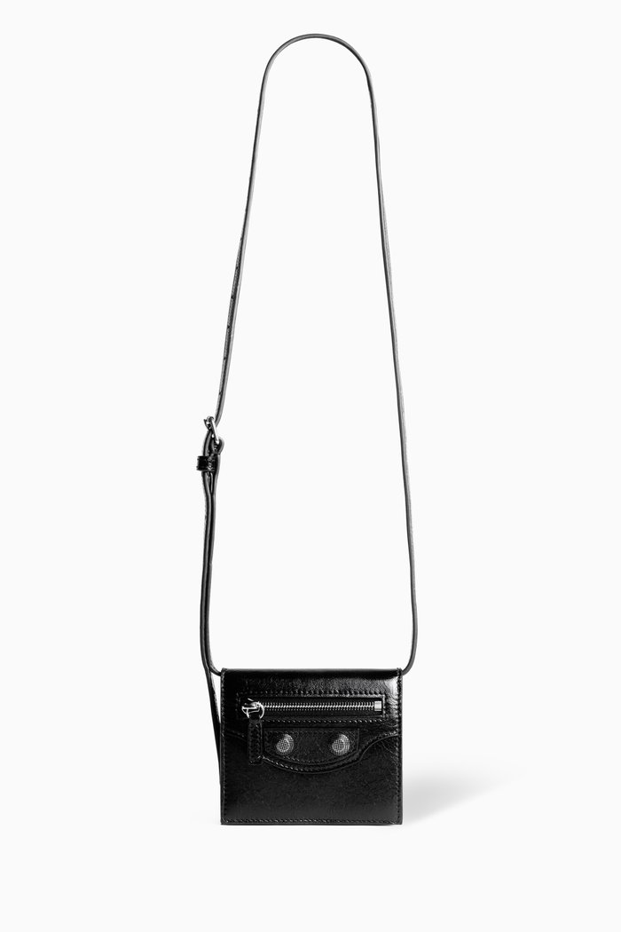 

Le Cagole Wallet in Arena Lambskin, Black