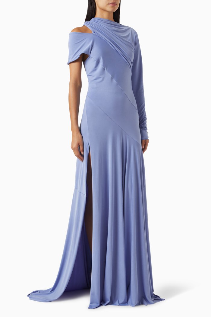 

Watch Maxi Dress in Viscose-jersey, Blue