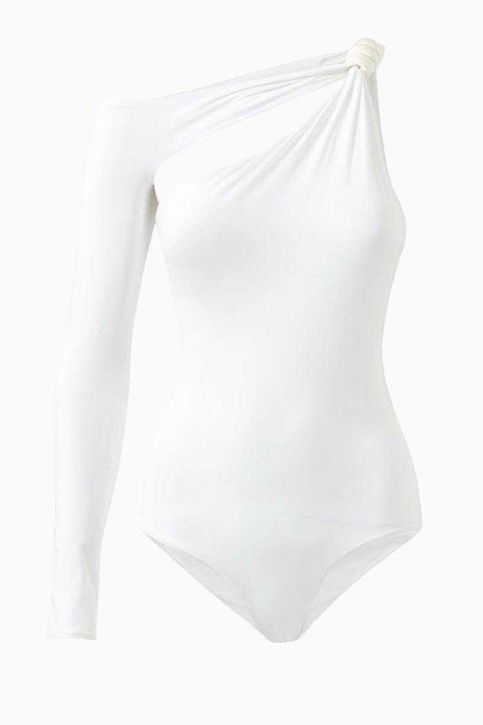 

Denuedo One Piece Swimsuit in Polyamide, White