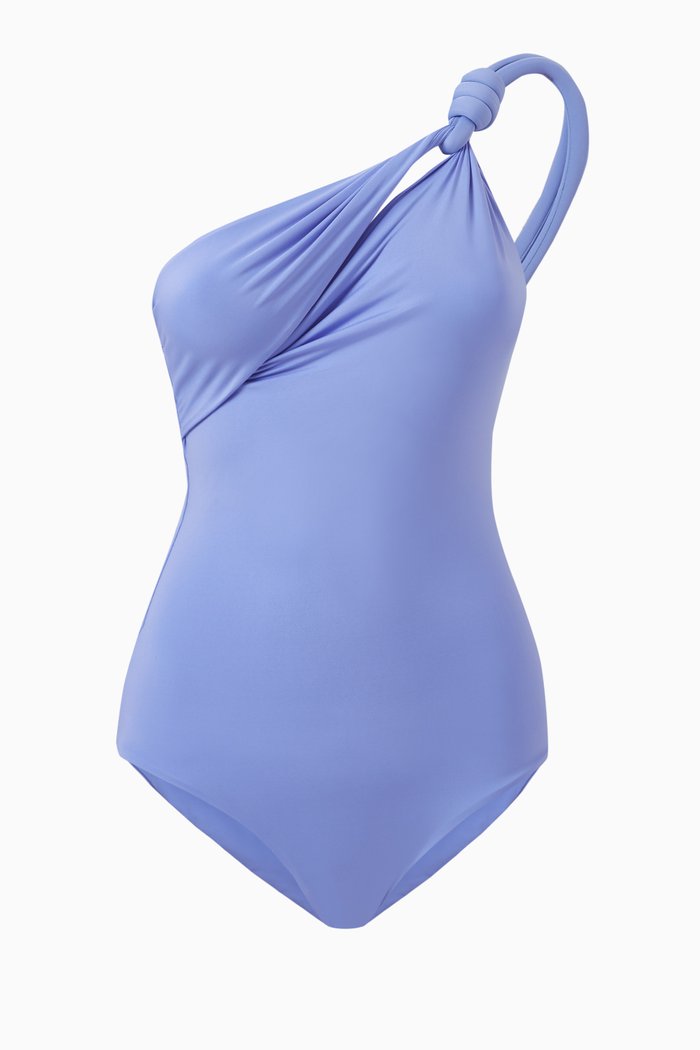 Tajiri One Piece Swimsuit in Polyamide, Purple