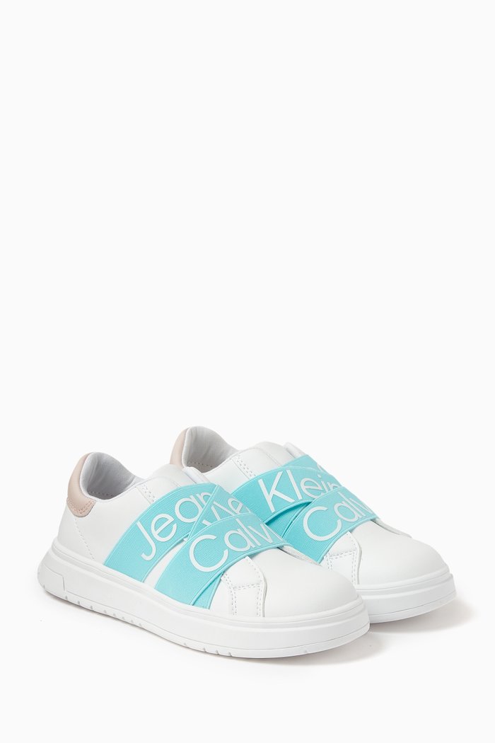 

Logo Sneakers in Ecological Leather, White