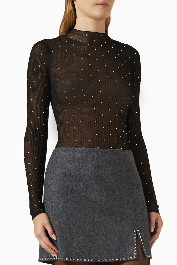 

Slight Top in Cotton, Black