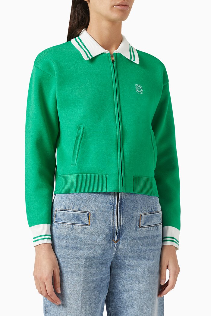 

Enzo Jacket in Viscose-knit, Green