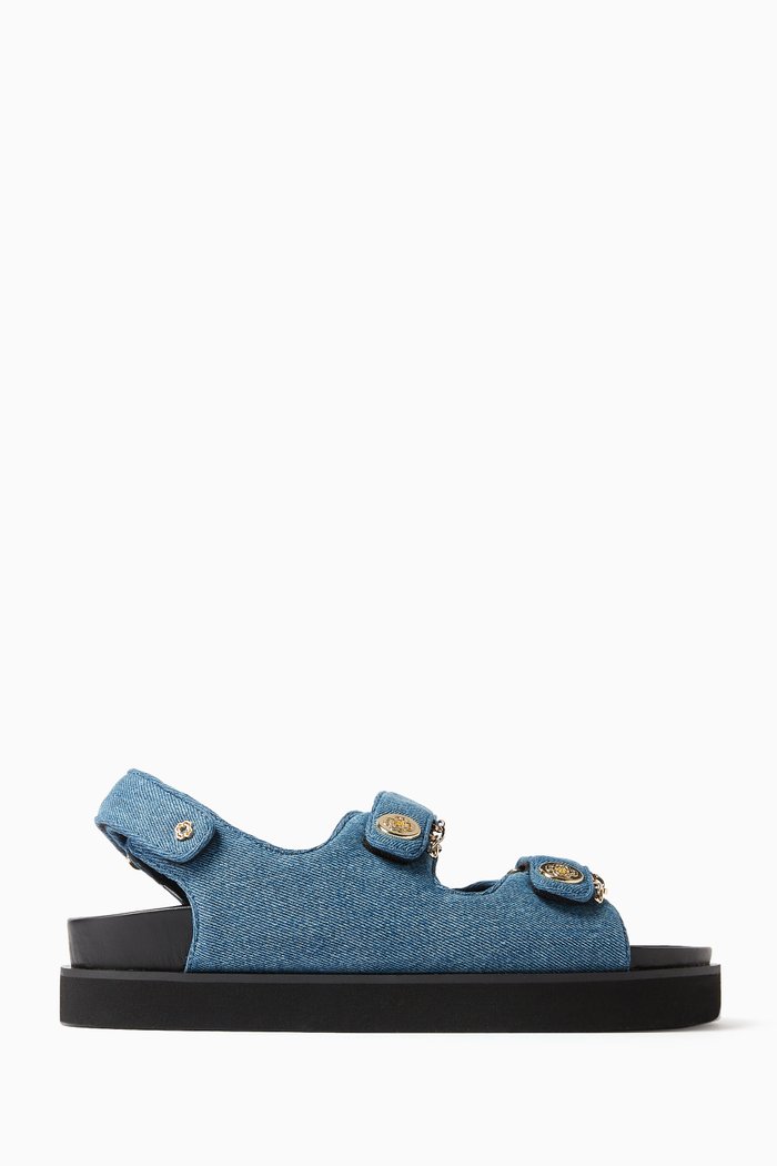 

Touch strap Sandals in Denim, Blue