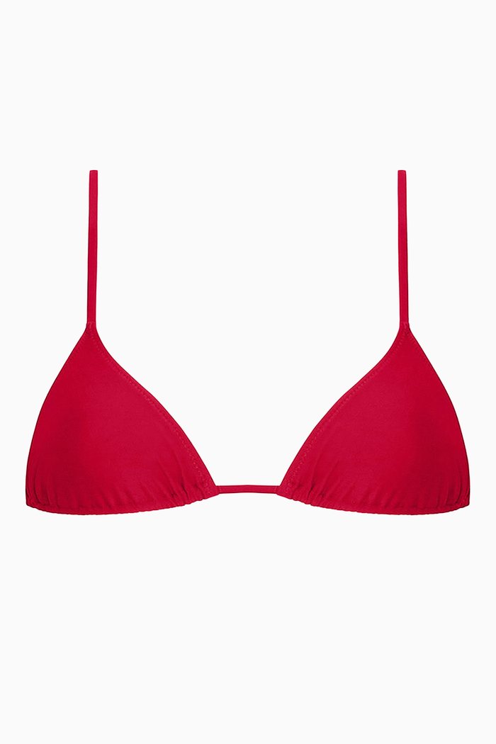 

Equator Bikini Top in ECONYL® Blend, Red
