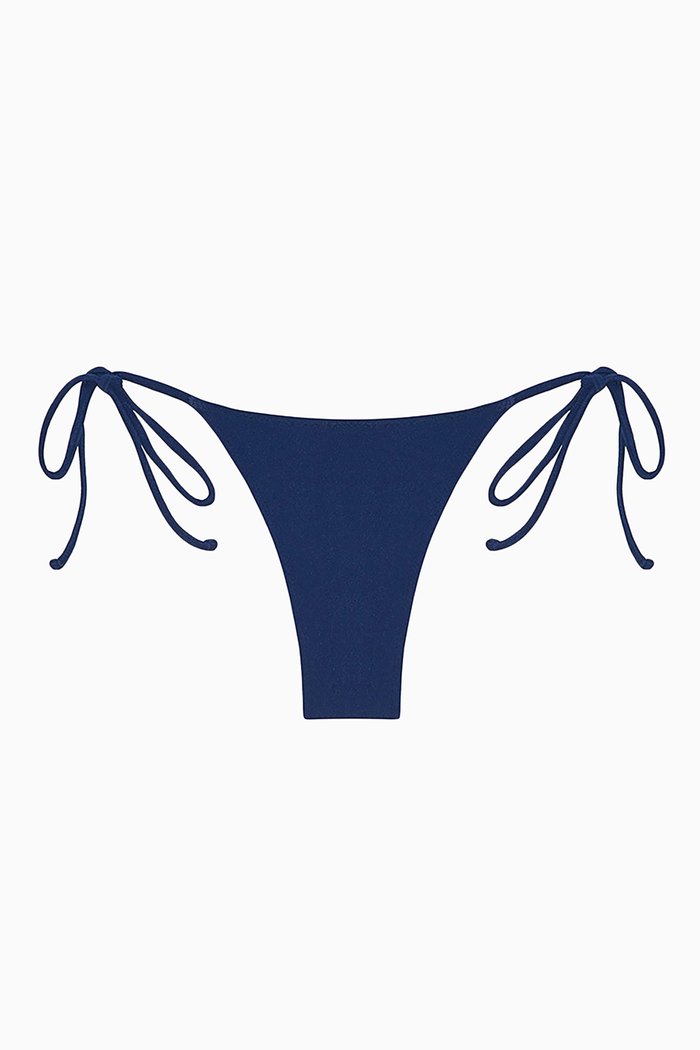 

Praia Bikini Bottom in Eco-Terry Fabric, Blue