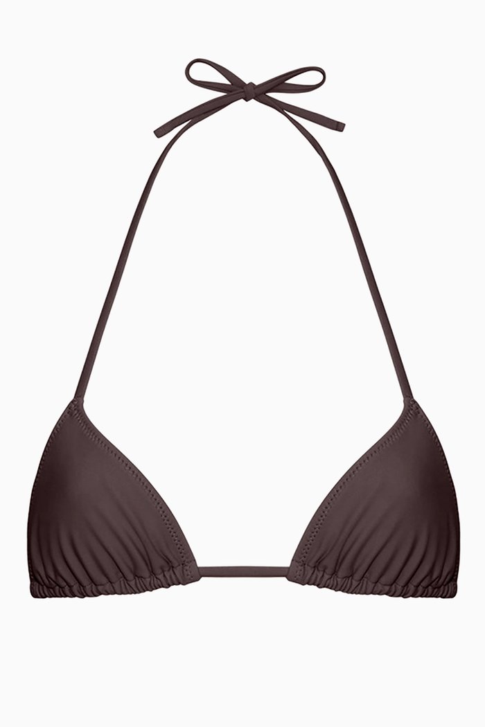 

Praia Bikini Top in ECONYL® Blend, Brown